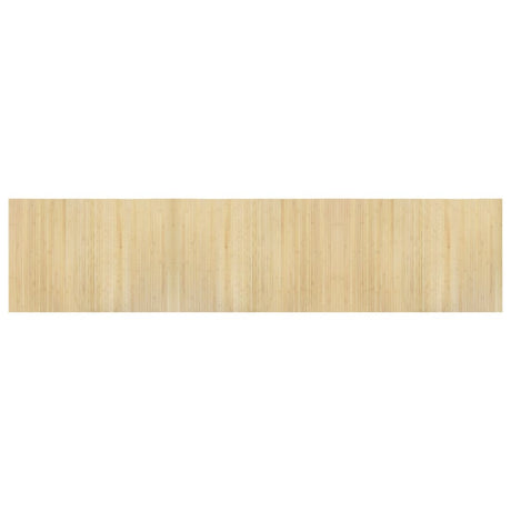 Vidaxl vloerkleed rechthoekig 70x300 cm bamboe lichtnaturel