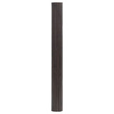 Vidaxl vloerkleed rechthoekig 70x300 cm bamboe donkerbruin