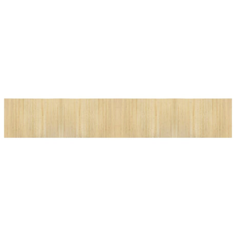 Vidaxl vloerkleed rechthoekig 70x400 cm bamboe lichtnaturel