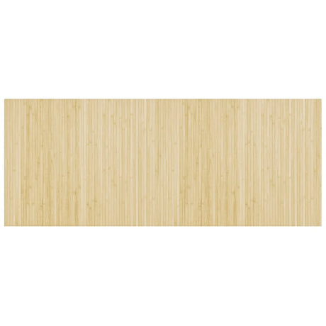 Vidaxl vloerkleed rechthoekig 80x200 cm bamboe lichtnaturel