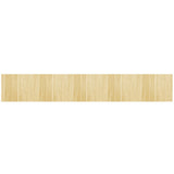 Vidaxl vloerkleed rechthoekig 80x500 cm bamboe lichtnaturel