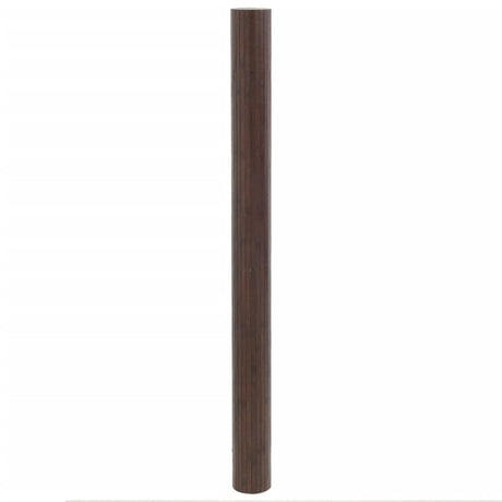 Vidaxl vloerkleed rechthoekig 80x500 cm bamboe donkerbruin