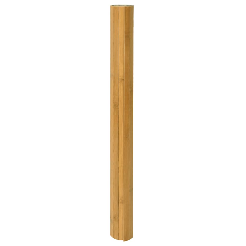 Vidaxl vloerkleed rechthoekig 100x100 cm bamboe naturel