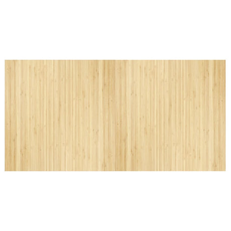 Vidaxl vloerkleed rechthoekig 100x200 cm bamboe lichtnaturel