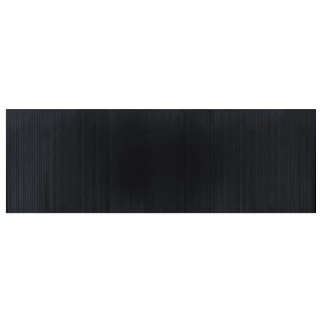 Vidaxl vloerkleed rechthoekig 100x300 cm bamboe zwart