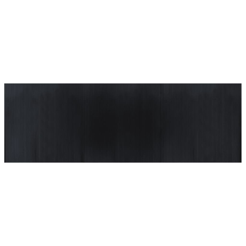 VidaXL rug rectangular 100x300 cm bamboo black