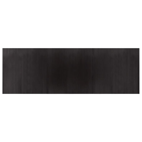 Vidaxl vloerkleed rechthoekig 100x300 cm bamboe donkerbruin