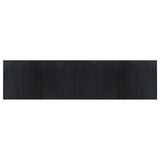 Tapis vidaxl rectangulaire 100x400 cm noir noir