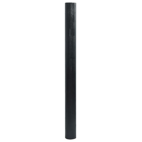 Vidaxl vloerkleed rechthoekig 100x400 cm bamboe zwart