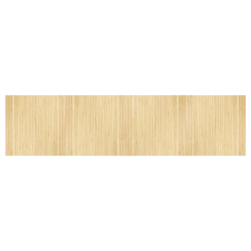 VidaXL rug rectangular 100x400 cm bamboo light natural