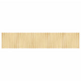 Vidaxl rug rectangular 100x500 cm bamboo light natural