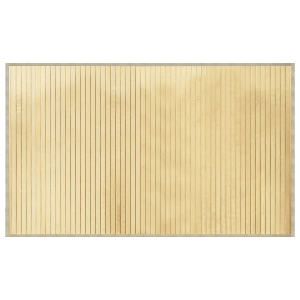 Vidaxl Rug Rectangular 60x100 cm Bambu Light Natural