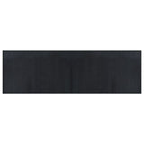 Vidaxl vloerkleed rechthoekig 60x200 cm bamboe zwart