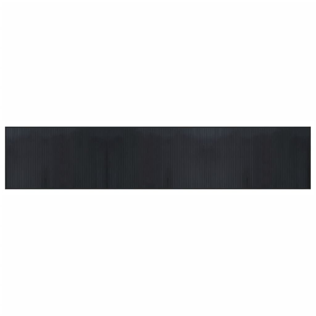 Vidaxl Rug prostokątny 60x300 cm Bamboo Black