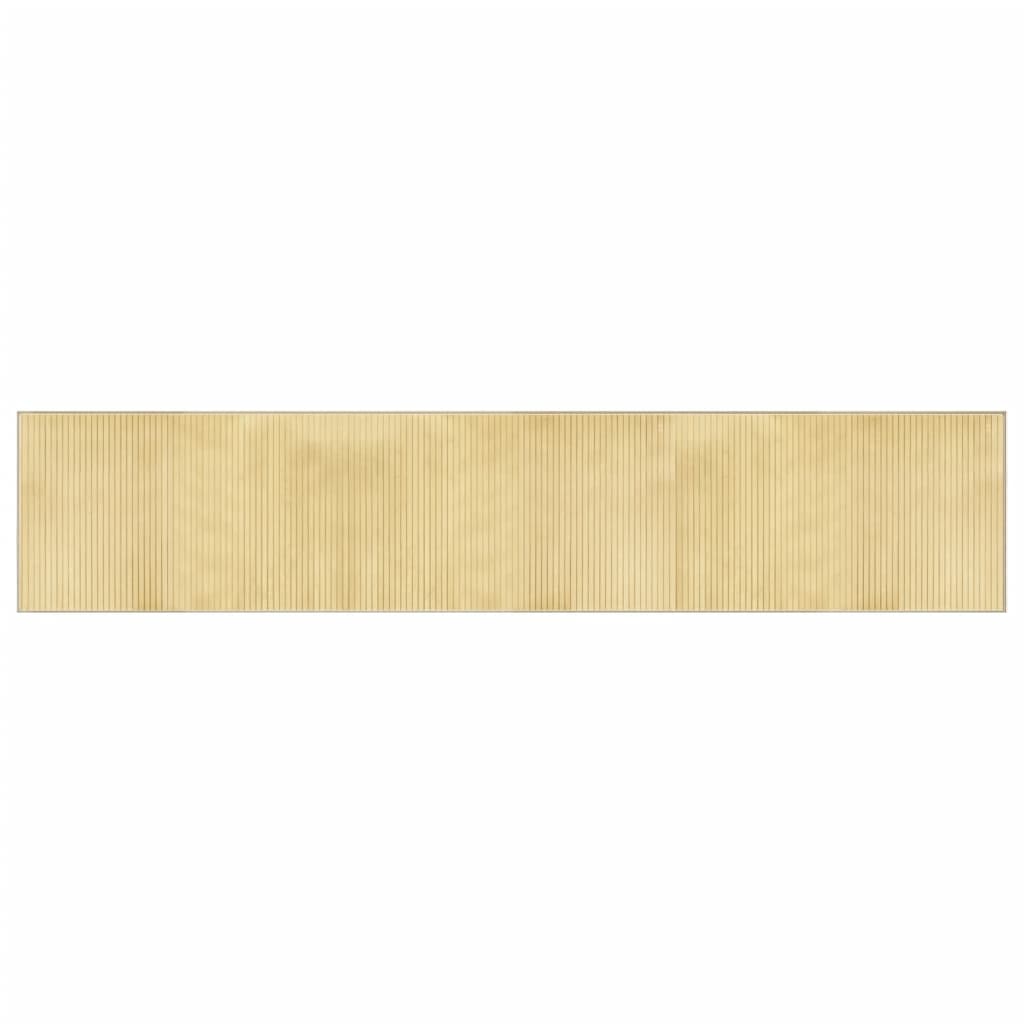 Vidaxl rug rectangular 60x300 cm bamboo light natural