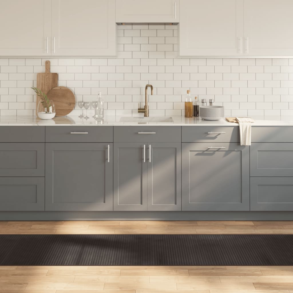 Vidaxl vloerkleed rechthoekig 60x300 cm bamboe donkerbruin