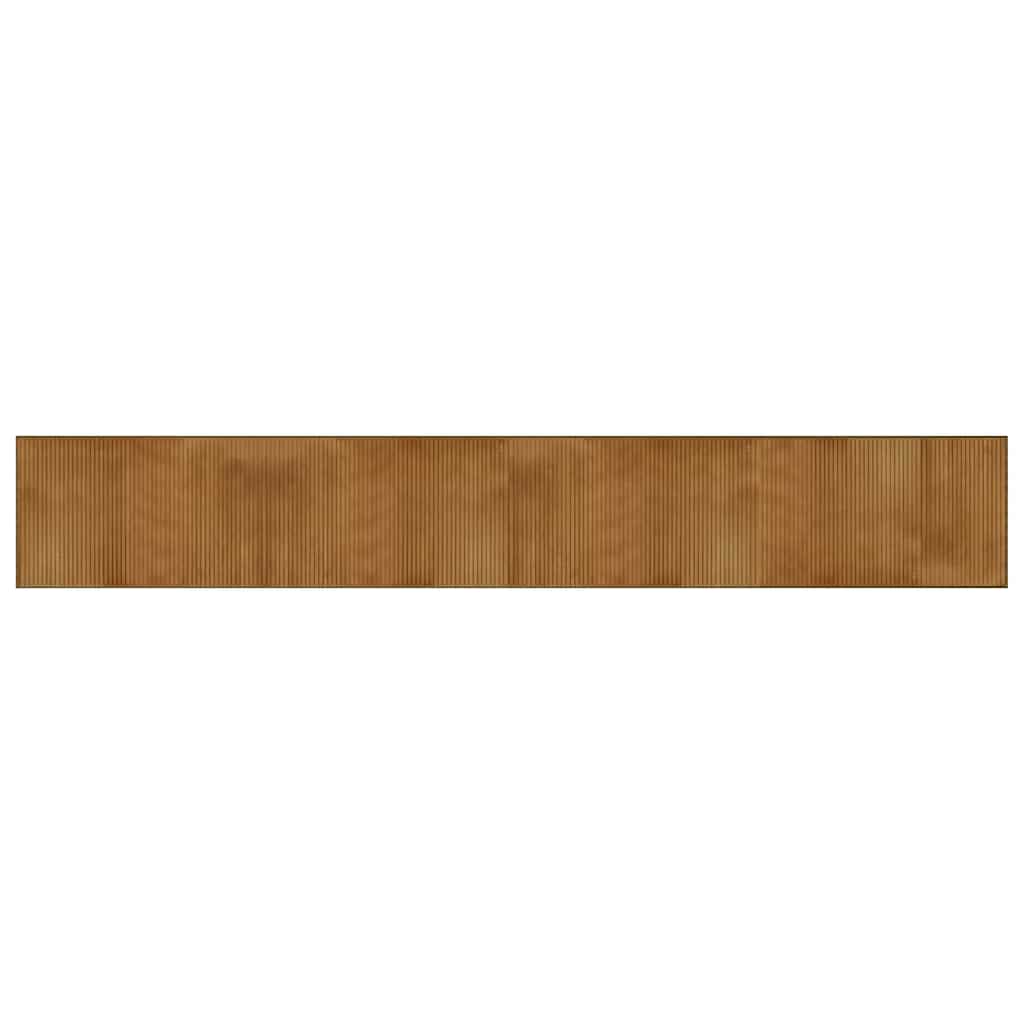 Vidaxl vloerkleed rechthoekig 60x400 cm bamboe bruin