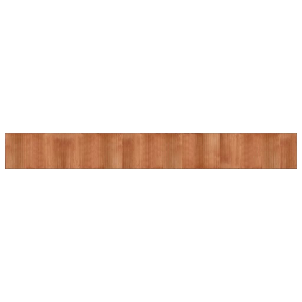 Vidaxl rug rectangular 60x500 cm bamboo brown