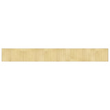 Tapis vidaxl rectangulaire 60x500 cm Bamboo Light Natural