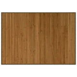 Vidaxl vloerkleed rechthoekig 70x100 cm bamboe bruin