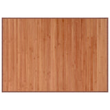 Vidaxl rettangolare 70x100 cm Bamboo marrone