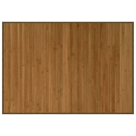 Vidaxl vloerkleed rechthoekig 70x100 cm bamboe bruin