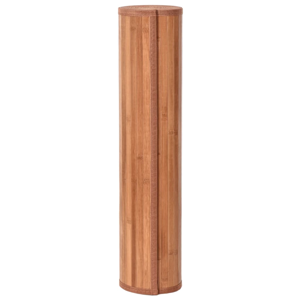 Vidaxl rettangolare 70x100 cm Bamboo marrone