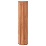 Vidaxl rettangolare 70x100 cm Bamboo marrone