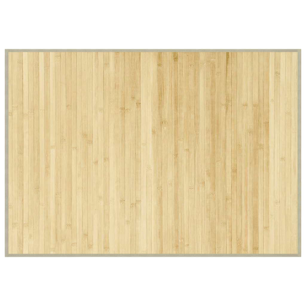 Vidaxl Dujan prostokątny 70x100 cm Bamboo Light Natural