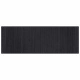 Vidaxl vloerkleed rechthoekig 70x200 cm bamboe zwart