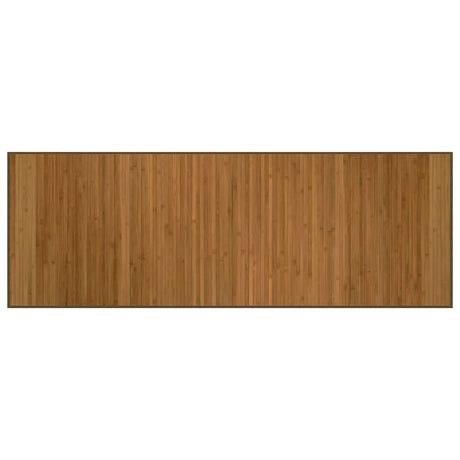 Vidaxl vloerkleed rechthoekig 70x200 cm bamboe bruin