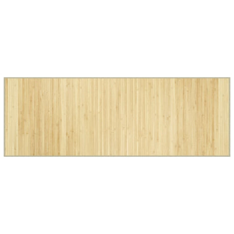Vidaxl vloerkleed rechthoekig 70x200 cm bamboe lichtnaturel