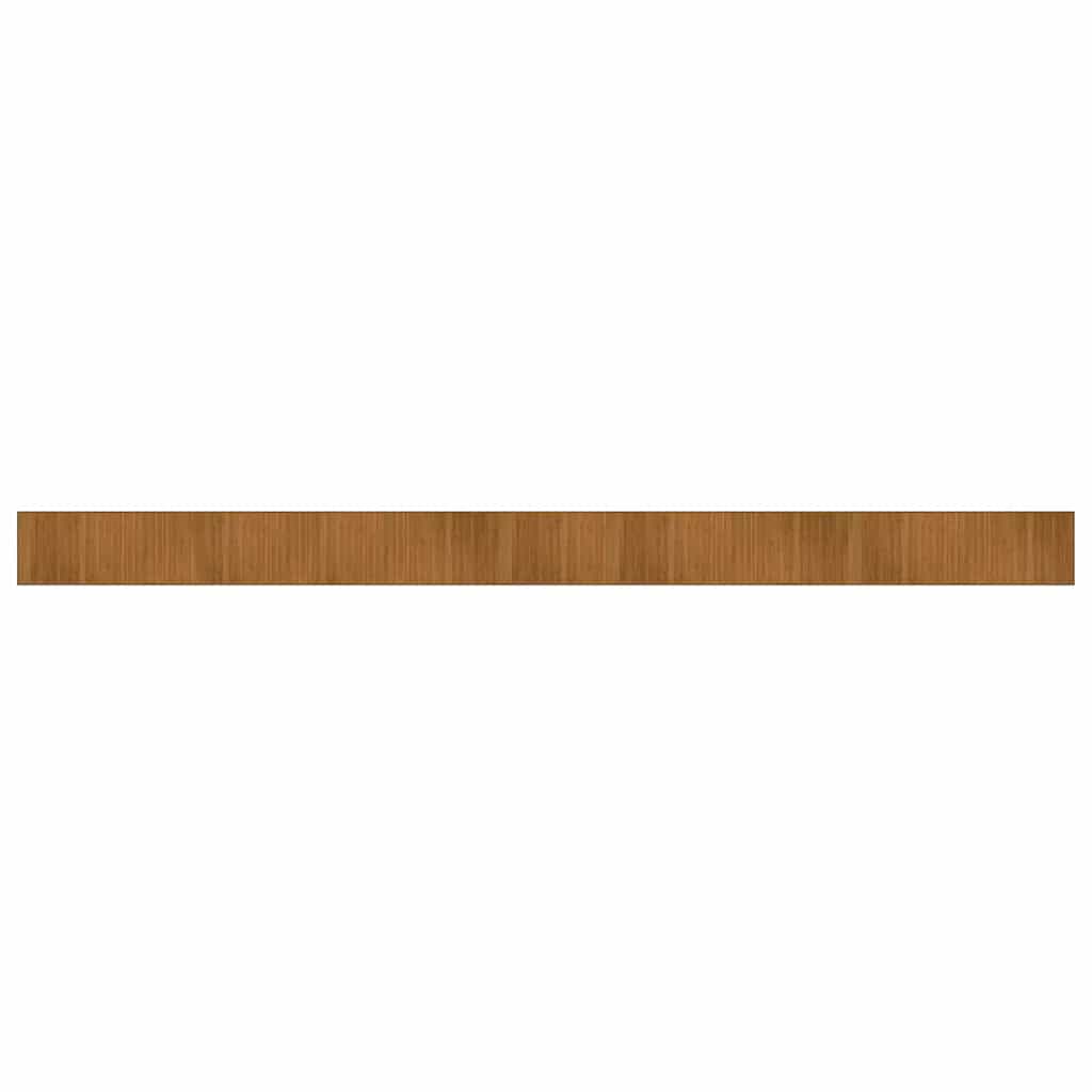 Vidaxl vloerkleed rechthoekig 70x1000 cm bamboe bruin