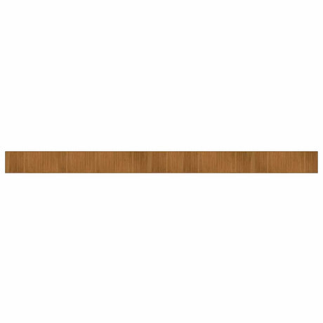 Vidaxl vloerkleed rechthoekig 70x1000 cm bamboe bruin