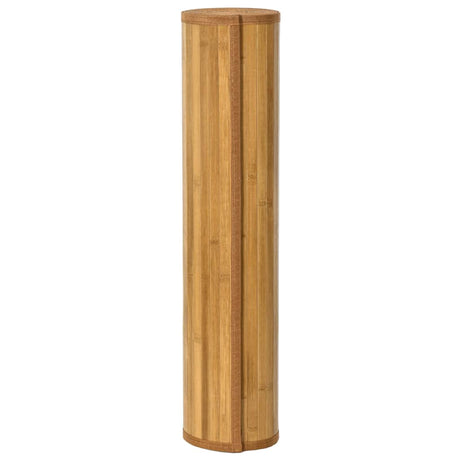 Vidaxl vloerkleed rechthoekig 80x100 cm bamboe naturel