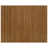 Vidaxl vloerkleed rechthoekig 80x100 cm bamboe bruin