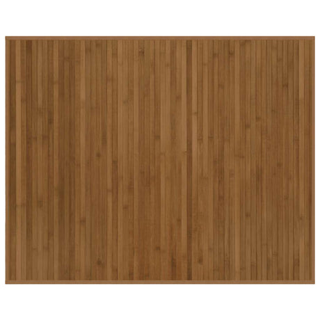 Vidaxl vloerkleed rechthoekig 80x100 cm bamboe bruin