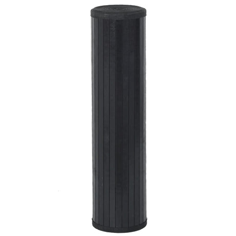 Vidaxl vloerkleed rechthoekig 80x200 cm bamboe zwart