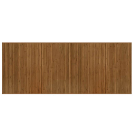 Vidaxl vloerkleed rechthoekig 80x200 cm bamboe bruin