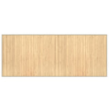 Vidaxl vloerkleed rechthoekig 80x200 cm bamboe lichtnaturel