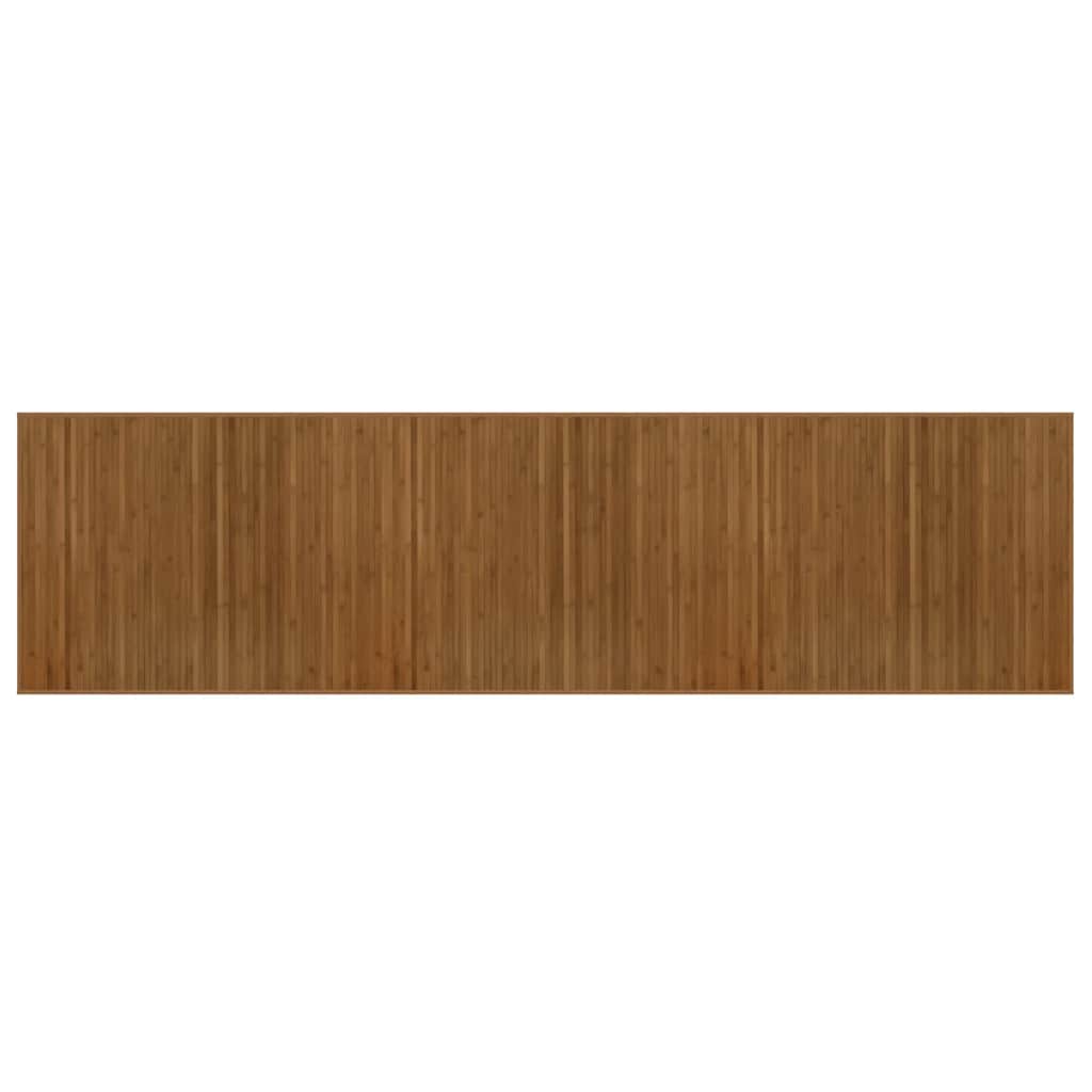 Vidaxl vloerkleed rechthoekig 80x300 cm bamboe bruin