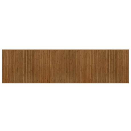 Vidaxl vloerkleed rechthoekig 80x300 cm bamboe bruin