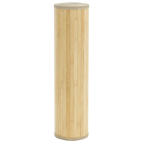 Vidaxl vloerkleed rechthoekig 80x300 cm bamboe lichtnaturel