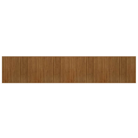 Vidaxl vloerkleed rechthoekig 80x400 cm bamboe bruin