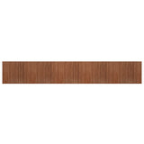 Vidaxl vloerkleed rechthoekig 80x500 cm bamboe bruin
