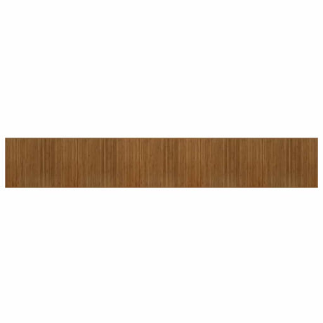 Vidaxl vloerkleed rechthoekig 80x1000 cm bamboe bruin