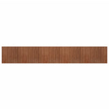 Vidaxl rug rectangular 80x1000 cm bamboo brown