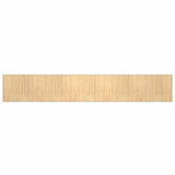 Vidaxl vloerkleed rechthoekig 80x1000 cm bamboe lichtnaturel