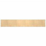 Tapis vidaxl rectangulaire 80x1000 cm Bamboo Light Natural