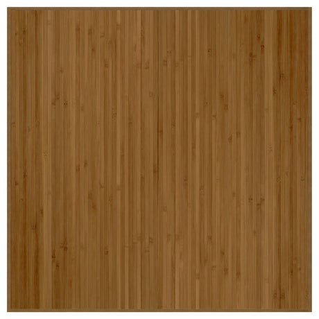 Vidaxl vloerkleed vierkant 100x100 cm bamboe bruin